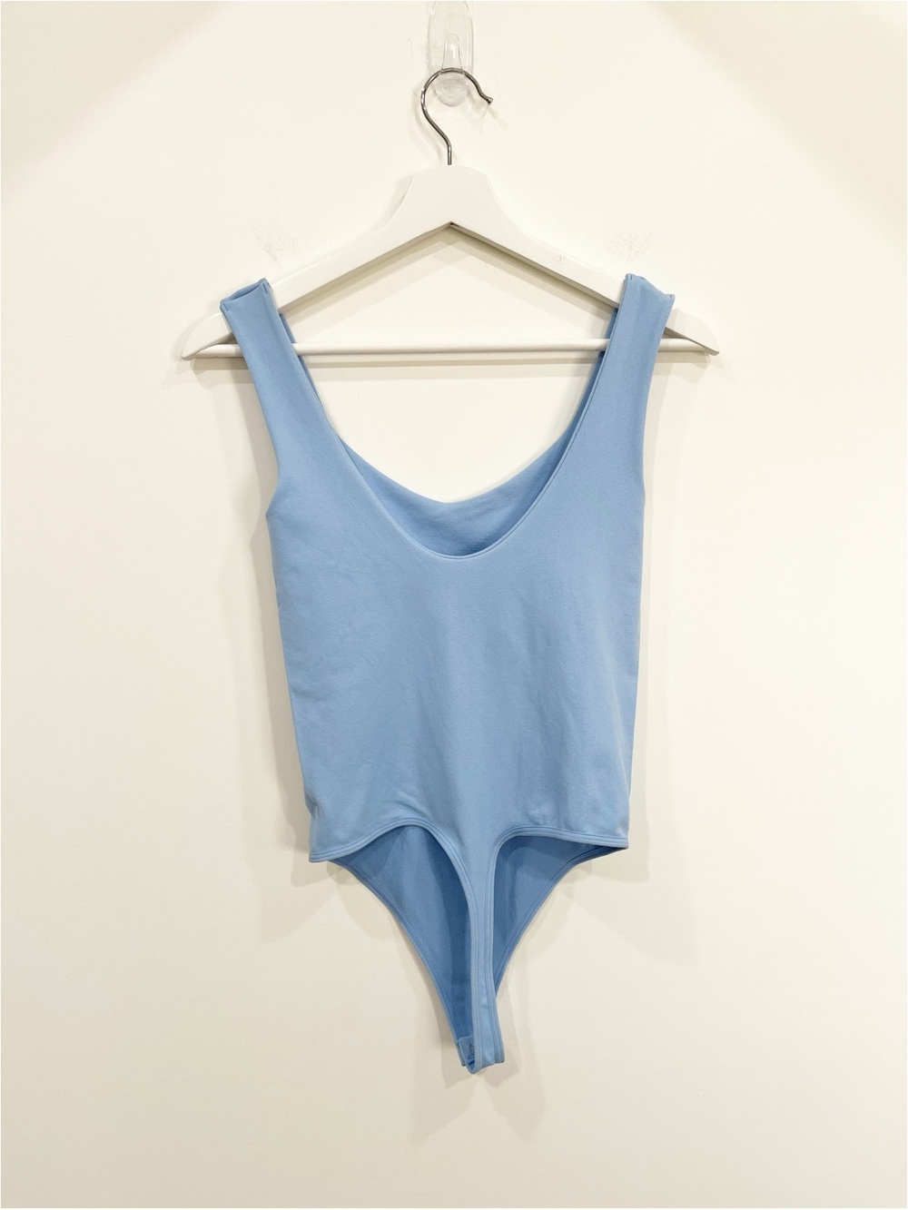 Intimately Free People Clean Lines Boatneck Bodysuit Blue XS/S - Picture 7 of 9